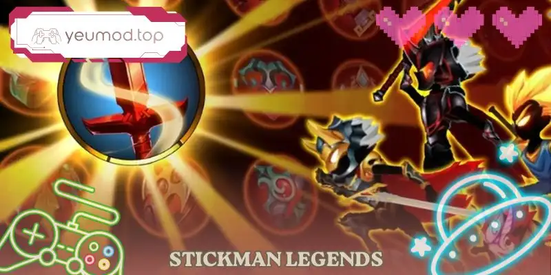 Stickman Legends – Game Hành Động 2D Đánh Boss Leo Tháp